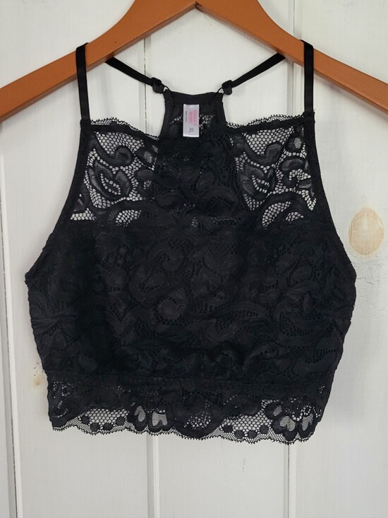 vogue s secret Other - Lace Black Racerback Bralette Wirh Cut Out
